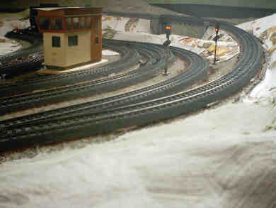 Blick �ber die rechte Gleisanlage