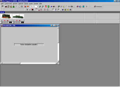 so sieht der Bildschirm nach dem ersten Programmaufruf aus