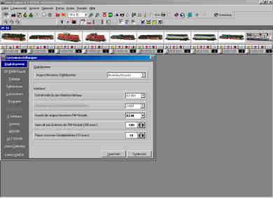 Daten f�r das angeschlossene System werden eingegeben