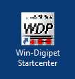 Win-Digipet 2015 
          Startcenter - Icon auf dem Desktop