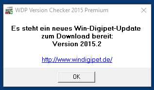 WDP-Update vorhanden