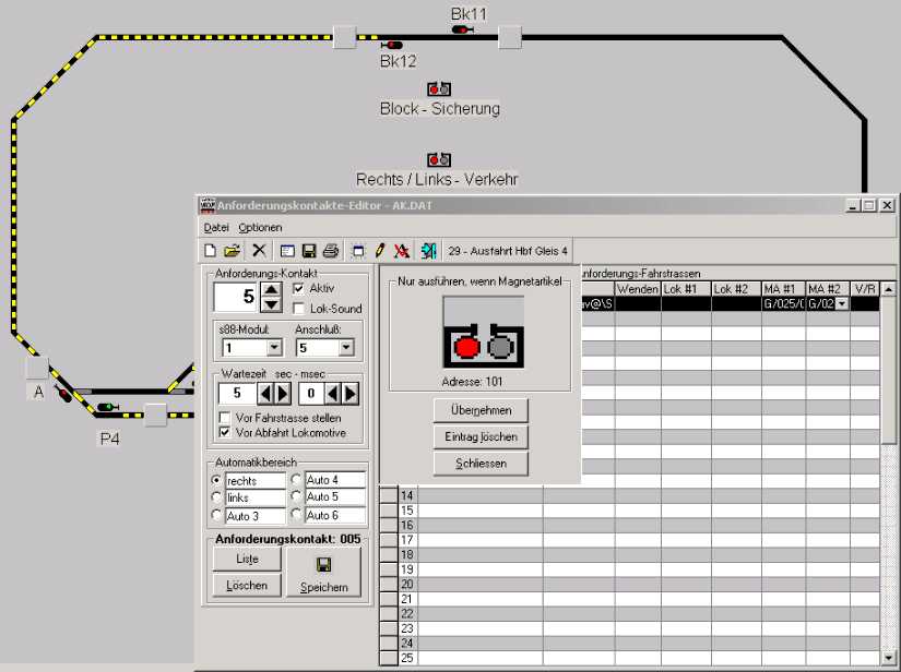 �nderunge in der AK-Datei