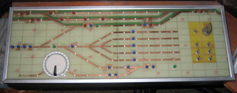 Gleisbildstellpult als Entwurf